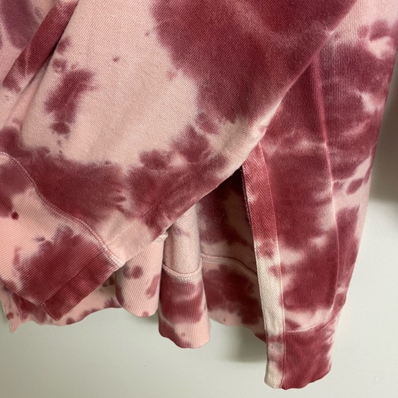 Old Navy Vintage Boyfriend Tunic Sweatshirt Pink Tie-Dye size 2X - Picture 3 of 5